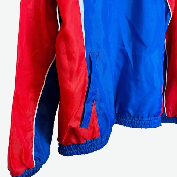 GENERAL MERCHANDISE Chicago Cubs Red White Blue Windbreaker Baseball Jacket sz M - Picture 7 of 16